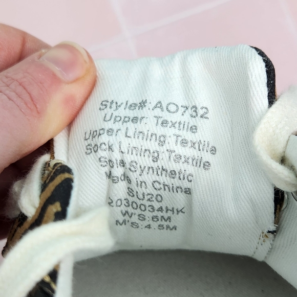 Madewell Sidewalk Low-Top Sneakers in Leopard Print Recycled Canvas - Picture 9 of 9